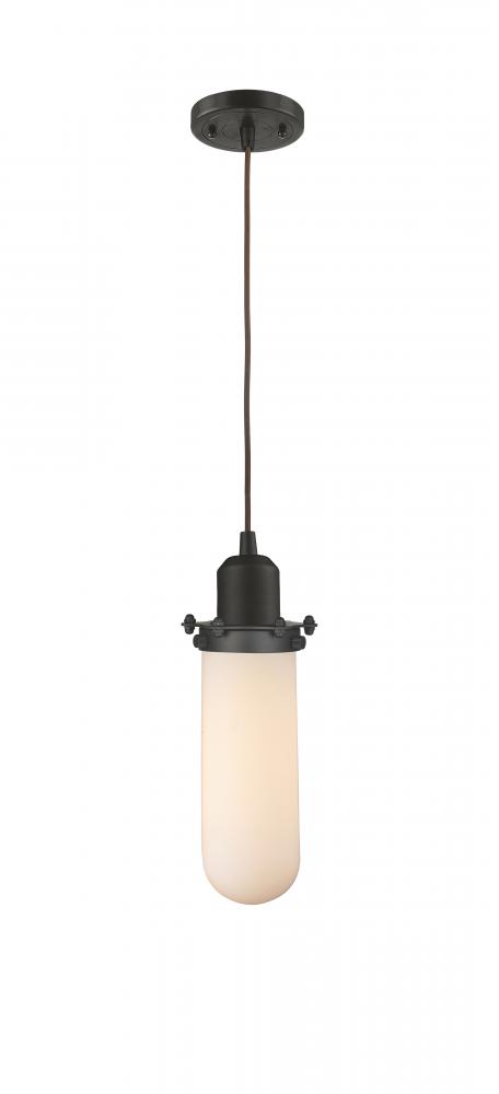 Centri - 1 Light - 5 inch - Oil Rubbed Bronze - Cord hung - Mini Pendant