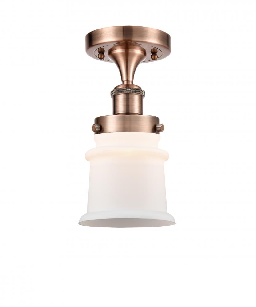 Canton - 1 Light - 6 inch - Antique Copper - Semi-Flush Mount