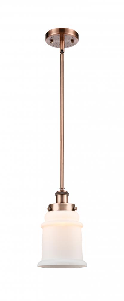 Canton - 1 Light - 6 inch - Antique Copper - Mini Pendant