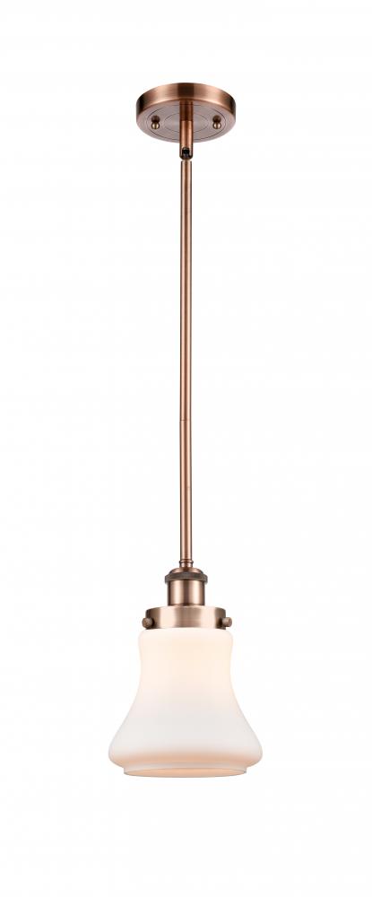 Bellmont - 1 Light - 6 inch - Antique Copper - Mini Pendant