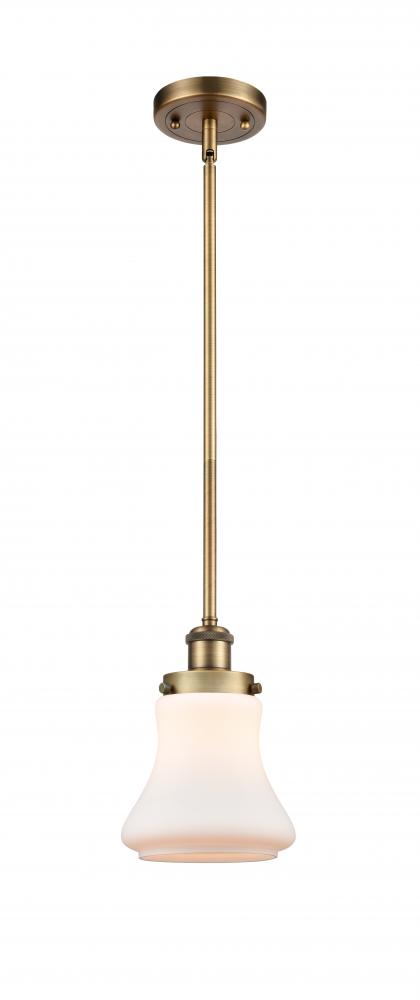 Bellmont - 1 Light - 6 inch - Brushed Brass - Mini Pendant