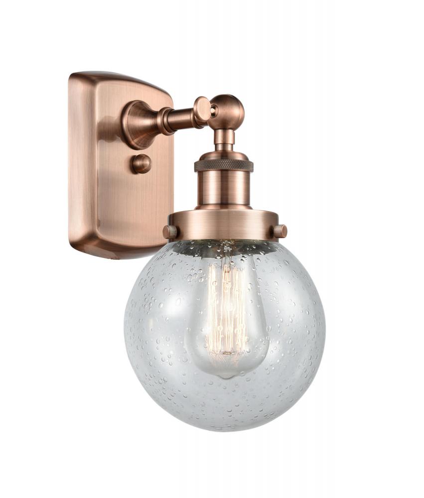 Beacon - 1 Light - 6 inch - Antique Copper - Sconce