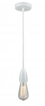 Innovations Lighting 100W-10W-4W - Fairchild - 1 Light - 2 inch - White - Cord hung - Mini Pendant