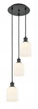 Innovations Lighting 113B-3P-BK-G559-5GWH - Bridal Veil - 3 Light - 12 inch - Matte Black - Cord Hung - Multi Pendant