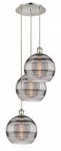 Innovations Lighting 113B-3P-PN-G556-10SM - Rochester - 3 Light - 17 inch - Polished Nickel - Cord hung - Multi Pendant