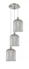 Innovations Lighting 113B-3P-SN-G559-8SM - Bridal Veil - 3 Light - 12 inch - Brushed Satin Nickel - Cord Hung - Multi Pendant