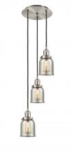 Innovations Lighting 113F-3P-SN-G58 - Cone - 3 Light - 12 inch - Brushed Satin Nickel - Cord hung - Multi Pendant