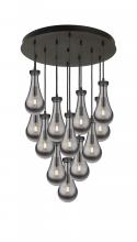 Innovations Lighting 126-451-1P-BK-G451-5SM - Owego - 12 Light - 24 inch - Matte Black - Multi Pendant