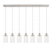 Innovations Lighting 127B-7P-PN-G434-7CL - Crown Point - 7 Light - 49 inch - Polished Nickel - Linear Pendant