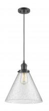 Innovations Lighting 201C-OB-G44-L - Cone - 1 Light - 12 inch - Oil Rubbed Bronze - Cord hung - Mini Pendant