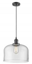 Innovations Lighting 201C-OB-G72-L - Bell - 1 Light - 12 inch - Oil Rubbed Bronze - Cord hung - Mini Pendant