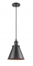 Innovations Lighting 201C-OB-M13-OB-LED - Appalachian - 1 Light - 8 inch - Oil Rubbed Bronze - Cord hung - Mini Pendant