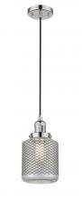 Innovations Lighting 201C-PN-G262-LED - Stanton - 1 Light - 6 inch - Polished Nickel - Cord hung - Mini Pendant