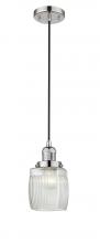 Innovations Lighting 201C-PN-G302-LED - Colton - 1 Light - 6 inch - Polished Nickel - Cord hung - Mini Pendant