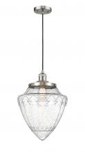 Innovations Lighting 201C-SN-G664-12-LED - Bullet - 1 Light - 12 inch - Brushed Satin Nickel - Cord hung - Mini Pendant