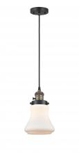  201CSW-BAB-G191 - Bellmont - 1 Light - 6 inch - Black Antique Brass - Cord hung - Mini Pendant