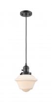 Innovations Lighting 201CSW-OB-G531-LED - Oxford - 1 Light - 7 inch - Oil Rubbed Bronze - Cord hung - Mini Pendant