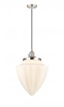  201CSW-PN-G661-12 - Bridgeton - 1 Light - 16 inch - Polished Nickel - Cord hung - Mini Pendant