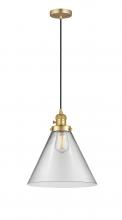 Innovations Lighting 201CSW-SG-G42-L - Cone - 1 Light - 12 inch - Satin Gold - Cord hung - Mini Pendant