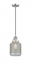 Innovations Lighting 201CSW-SN-G262-LED - Stanton - 1 Light - 6 inch - Brushed Satin Nickel - Cord hung - Mini Pendant