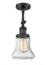 Innovations Lighting 201F-BK-G194-LED - Bellmont - 1 Light - 6 inch - Matte Black - Adjustable Semi-Flush Mount