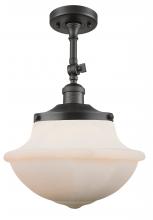  201F-OB-G531 - Oxford - 1 Light - 7 inch - Oil Rubbed Bronze - Semi-Flush Mount