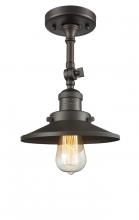 Innovations Lighting 201F-OB-M5-LED - Railroad - 1 Light - 8 inch - Oil Rubbed Bronze - Semi-Flush Mount