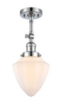 Innovations Lighting 201F-PC-G661-7 - Bullet - 1 Light - 6 inch - Polished Chrome - Semi-Flush Mount