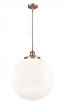 Innovations Lighting 201S-AC-G201-18 - Beacon - 1 Light - 18 inch - Antique Copper - Stem Hung - Pendant