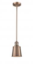  201S-AC-M9-AC - Addison - 1 Light - 5 inch - Antique Copper - Stem Hung - Mini Pendant