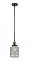 Innovations Lighting 201S-BAB-G262-LED - Stanton - 1 Light - 6 inch - Black Antique Brass - Stem Hung - Mini Pendant