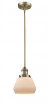 Innovations Lighting 201S-BB-G171-LED - Fulton - 1 Light - 7 inch - Brushed Brass - Stem Hung - Mini Pendant