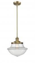 Innovations Lighting 201S-BB-G542-LED - Oxford - 1 Light - 12 inch - Brushed Brass - Stem Hung - Mini Pendant