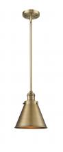 Innovations Lighting 201S-BB-M13-BB-LED - Appalachian - 1 Light - 8 inch - Brushed Brass - Stem Hung - Mini Pendant