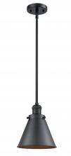 Innovations Lighting 201S-BK-M13-BK-LED - Appalachian - 1 Light - 8 inch - Matte Black - Stem Hung - Mini Pendant