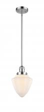  201S-PC-G661-7 - Bullet - 1 Light - 7 inch - Polished Chrome - Stem Hung - Mini Pendant