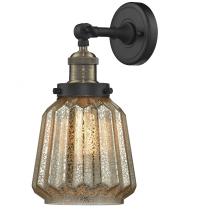 Innovations Lighting 203-BAB-G146-LED - Chatham - 1 Light - 7 inch - Black Antique Brass - Sconce