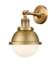 Innovations Lighting 203-BB-HFS-61-BB - Hampden - 1 Light - 7 inch - Brushed Brass - Sconce