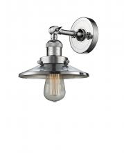 Innovations Lighting 203-PC-M7-LED - Railroad - 1 Light - 8 inch - Polished Chrome - Sconce