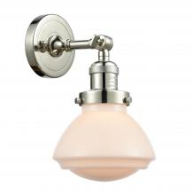  203-PN-G321 - Olean - 1 Light - 7 inch - Polished Nickel - Sconce