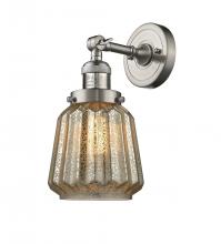 Innovations Lighting 203-SN-G146 - Chatham - 1 Light - 7 inch - Brushed Satin Nickel - Sconce