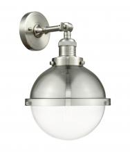 Innovations Lighting 203-SN-HFS-82-SN-LED - Hampden - 1 Light - 9 inch - Brushed Satin Nickel - Sconce