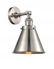 Innovations Lighting 203-SN-M13-SN-LED - Appalachian - 1 Light - 8 inch - Brushed Satin Nickel - Sconce