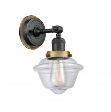 Innovations Lighting 203BK-BPBB-HRBB-G532 - Oxford - 1 Light - 8 inch - Matte Black - Sconce