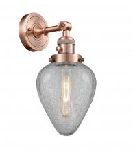 Innovations Lighting 203SW-AC-G165-LED - Geneseo - 1 Light - 7 inch - Antique Copper - Sconce