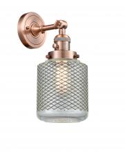 Innovations Lighting 203SW-AC-G262-LED - Stanton - 1 Light - 6 inch - Antique Copper - Sconce