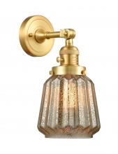 Innovations Lighting 203SW-SG-G146 - Chatham - 1 Light - 7 inch - Satin Gold - Sconce