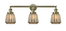 Innovations Lighting 205-AB-G146-LED - Chatham - 3 Light - 30 inch - Antique Brass - Bath Vanity Light