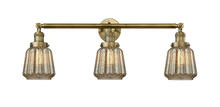 Innovations Lighting 205-BB-G146-LED - Chatham - 3 Light - 30 inch - Brushed Brass - Bath Vanity Light