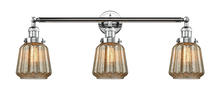 Innovations Lighting 205-PC-G146-LED - Chatham - 3 Light - 30 inch - Polished Chrome - Bath Vanity Light